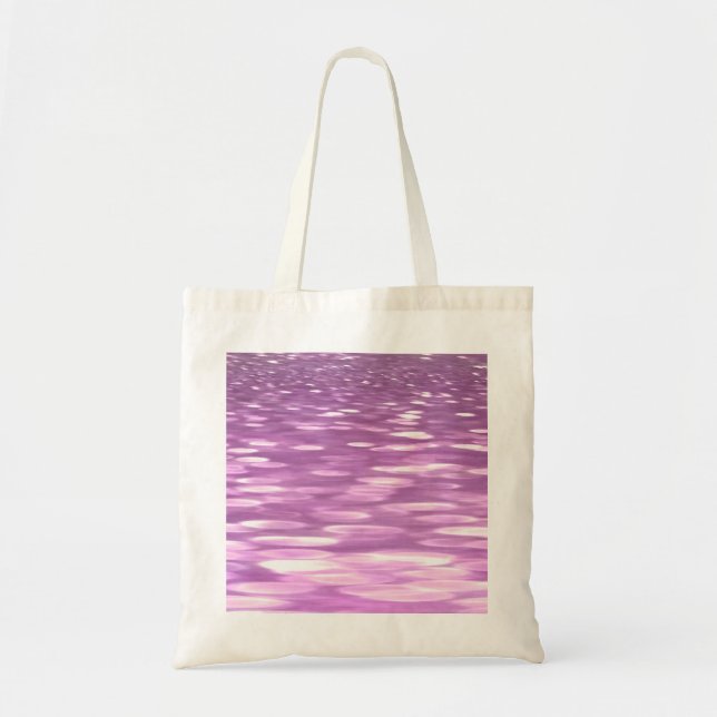 Tote Bag Abstrait #3 : Lilac Shimmer (Devant)