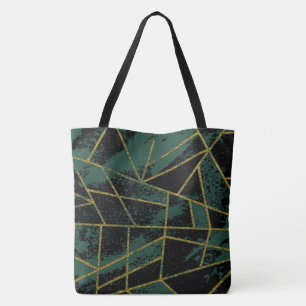 Tote Bag Abstrait #941 Vert