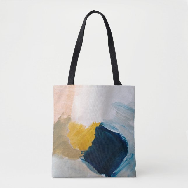 Tote Bag Abstrait arrière - plan d'art moderne. Peinture gr (Devant)
