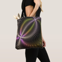 Abstrait brillant Trippy coloré 3D Fractal Art