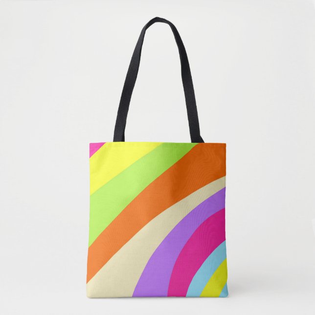 Tote Bag Abstrait coloré (Devant)