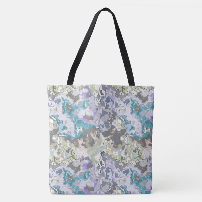 Tote Bag Abstrait coloré (Devant)