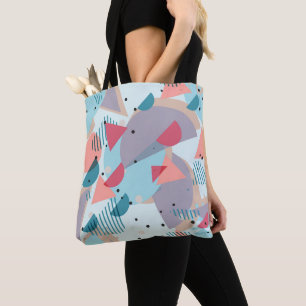 Tote Bag Abstrait d'art moderne Hip Motif Géométrique les a