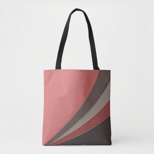 Tote Bag Abstrait imprimé simple géométrique moderne (Devant)