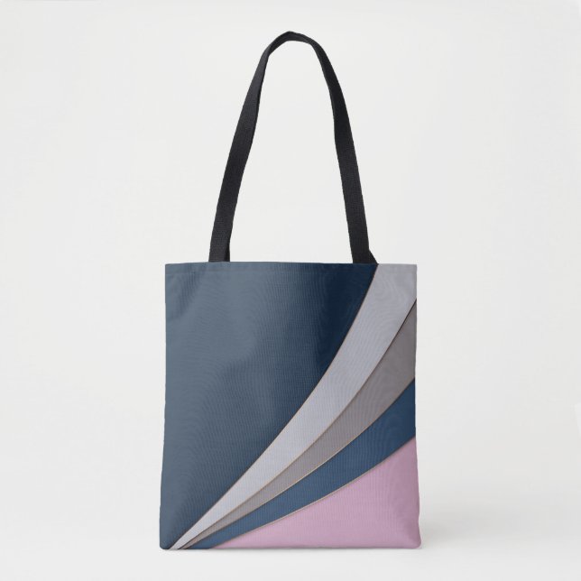Tote Bag Abstrait imprimé simple géométrique moderne (Devant)