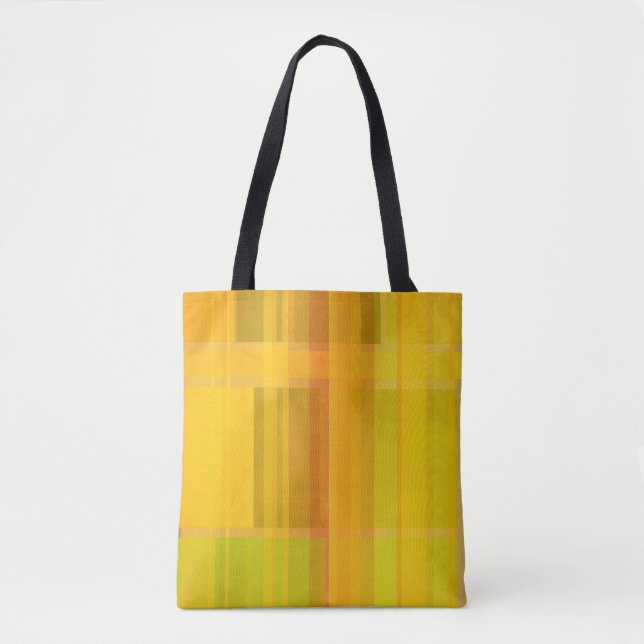 Tote Bag Abstrait moderne | Couleurs d'agrumes colorées (Devant)