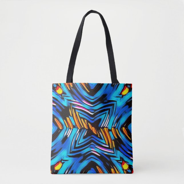 Tote Bag Abstrait moderne liquide moderne liquide liquide l (Devant)