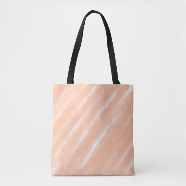Tote Bag Abstrait Peach Fuzz Aquarelle Motif Moderne (Devant)