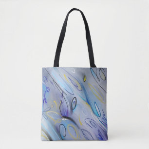 Tote Bag Abstrait pourpre