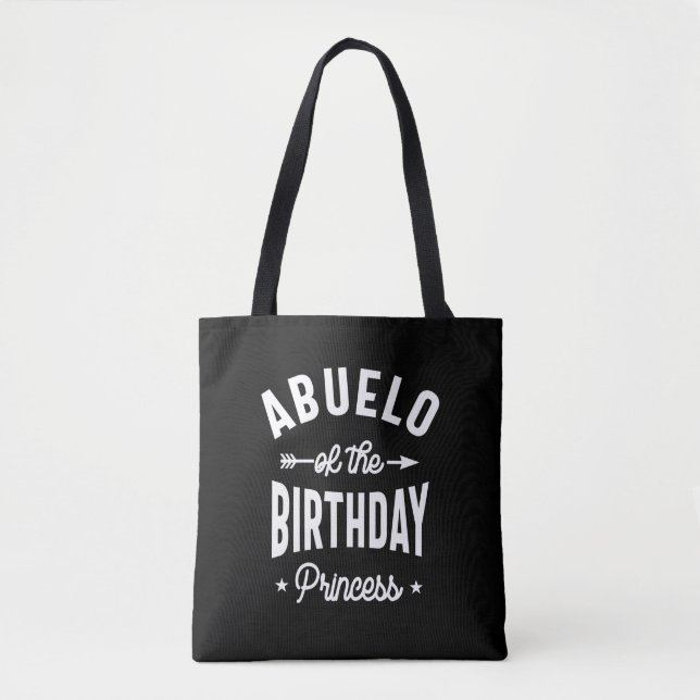 Tote Bag Abuelo De La Princesse D'Anniversaire (Devant)