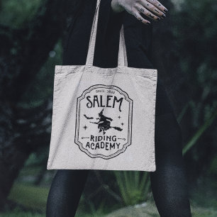 Tote Bag Académie vintage d'équitation Salem Halloween Witc