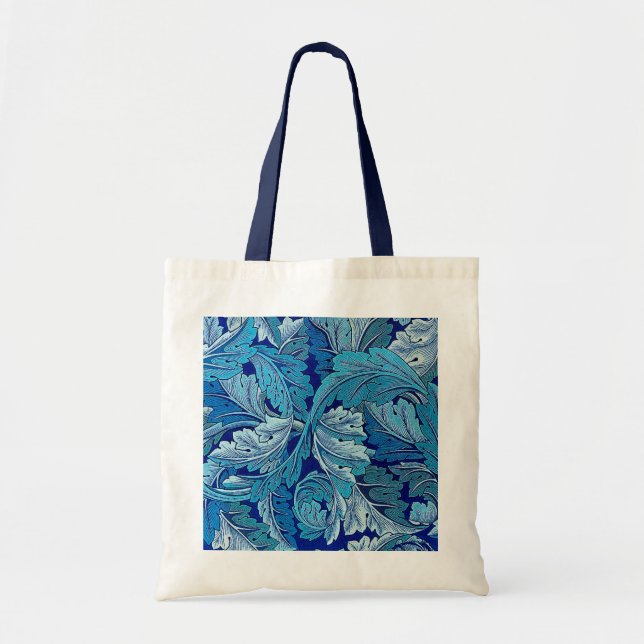 Tote Bag Acanthus Blue, William Morris (Devant)