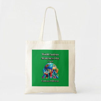 Tote Bag Acceptez Différent. Journée mondiale de la Sensibi