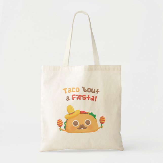 Tote Bag Accès mexicain de taco un humour Fourre-tout de (Devant)