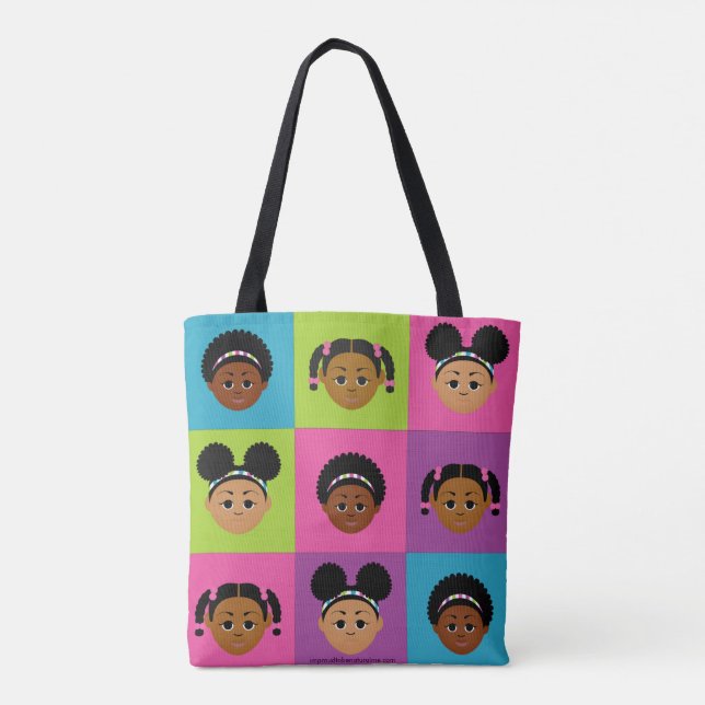 Tote Bag Accessoires de #Proud2BNaturalMe (Dos)