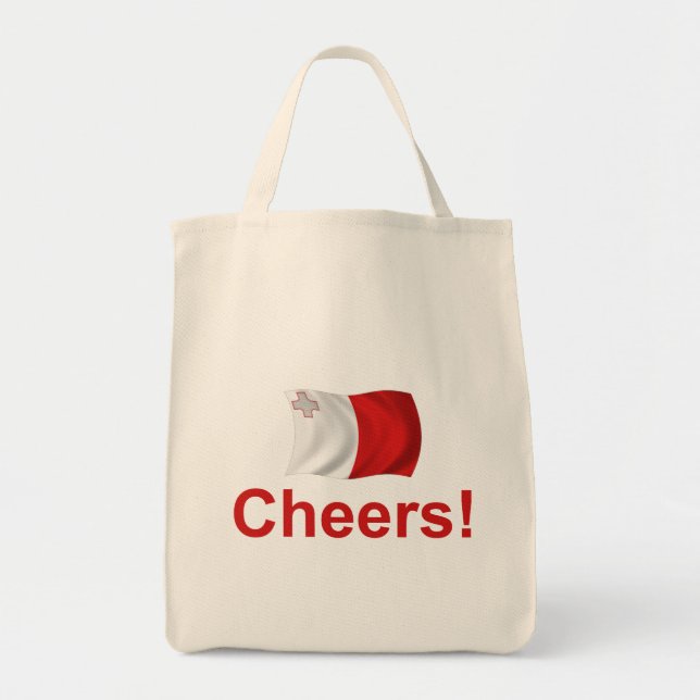 Tote Bag Acclamations de Malte ! (Devant)