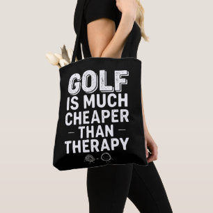 Tote Bag Accoutumance au golf Golfeur drôle