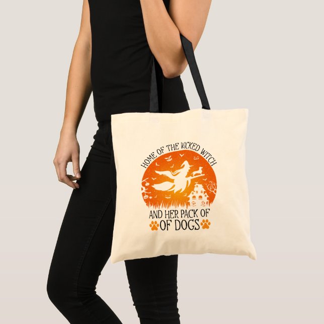 Tote Bag Accueil De La Sorcière Maléfique Et Son Pack De Ch (Devant (produit))