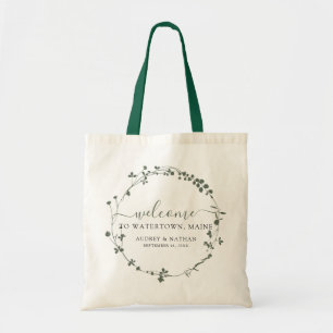 Tote Bag Accueil de mariage de destination botanique