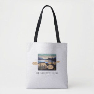 Tote Bag Accueil est l'endroit où vous placez votre tente F