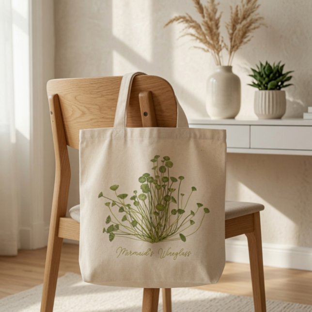 Tote Bag Acetabularia algue dessinée à la main  (Créateur téléchargé)