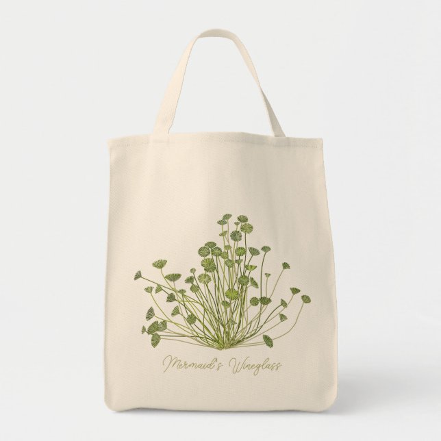 Tote Bag Acetabularia dessinée à la main (Devant)