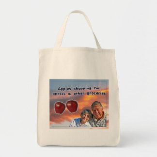 Tote Bag Achat avec des pommes