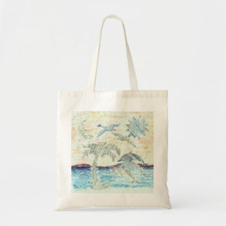 Tote Bag Achat tropical et plage Fourre-tout de dauphins
