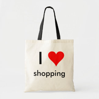 Tote Bag achats du coeur i