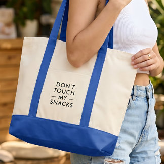 Tote Bag Achats minimalistes modernes amusants