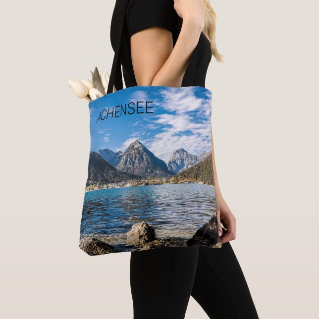 Tote Bag Achensee Tirol Retro Autriche Vacances Souvenir (De près)