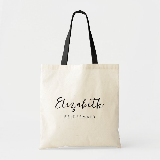 Tote Bag Acheter en ligne Cadeaux de Demoiselle d'Honneur d (Devant)