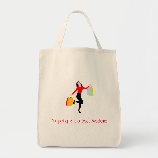 Tote Bag Acheter est le meilleur médicament (Devant)