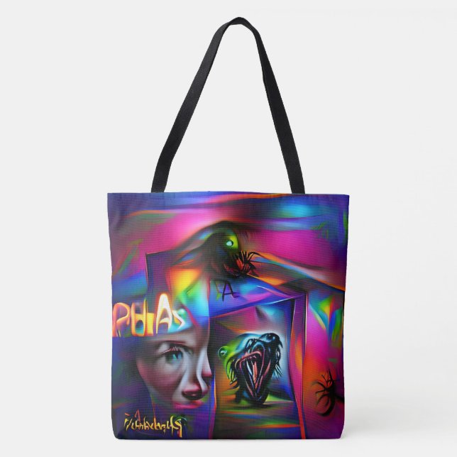 Tote Bag Achulophobie (Devant)