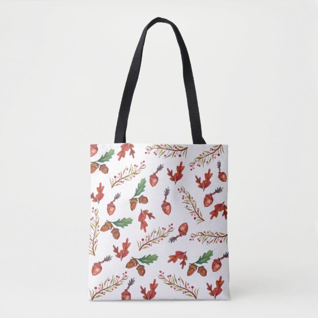 Tote Bag Acorns, Thème Automne Fourre-tout (Devant)