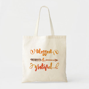 Tote Bag Action de grâce bénie et reconnaissante