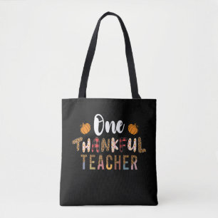 Tote Bag Action de grâce Un enseignant reconnaissant Léopar