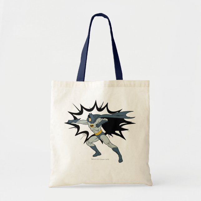 Tote Bag Action de poinçonnage dynamique Batman (Devant)