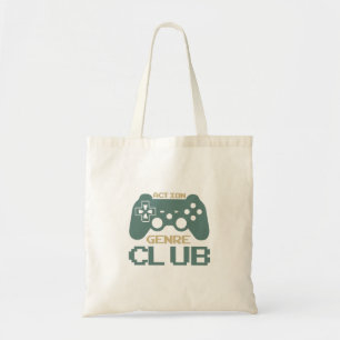 Tote Bag Action Genre Club-Jeu-Jeu-Jeu-Amusant