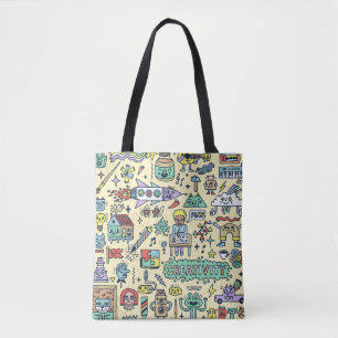 Tote Bag Activités de créativité Drôle Drôle Dodle jeu de d