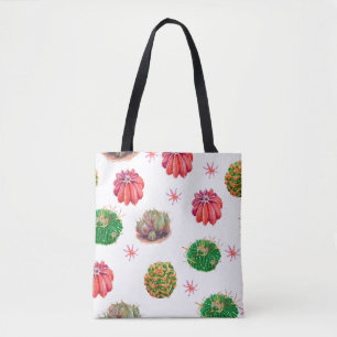 Tote Bag ?actus motif floral transparent arrière - plan, wa