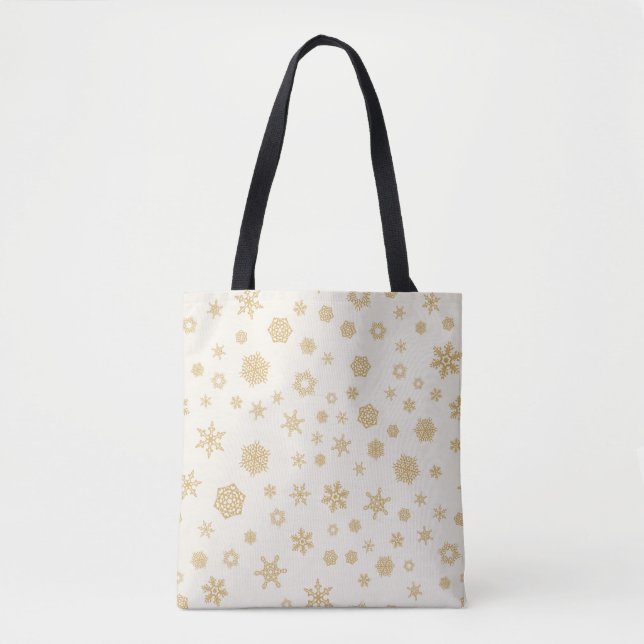 Tote Bag AD 010 - motif graphique numérique de Noël (Devant)