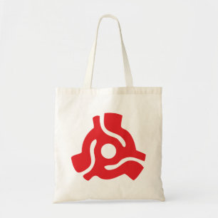 Tote Bag Adaptateur vinyle de 7 pouces 45 tr/min insérez l'