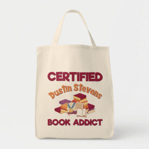 Tote Bag Addict du livre de Dustin Stevens certifié