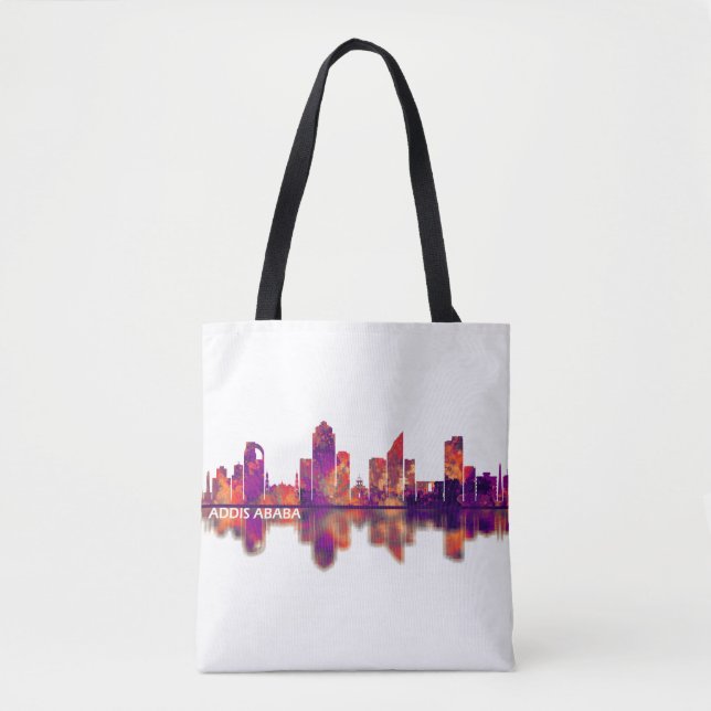 Tote Bag Addis Ababa Ethiopia skyline (Devant)