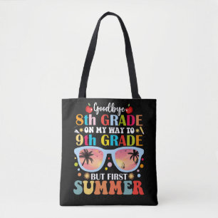 Tote Bag Adieu 8e année Bonjour 9e année mais premier été