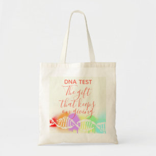 Tote Bag ADN généalogique amusant Testez le don qui donne