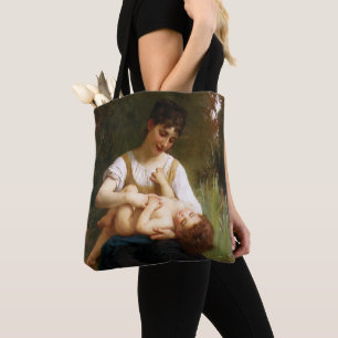 Tote Bag Adolphus Child And Ado par William Bouguereau