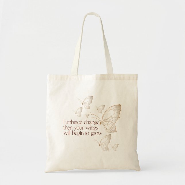 Tote Bag Adopter le changement  (Devant)