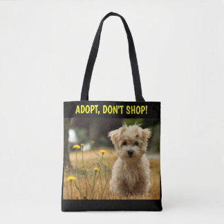 Tote Bag Adoptez, n'achetez pas Fourre-tout